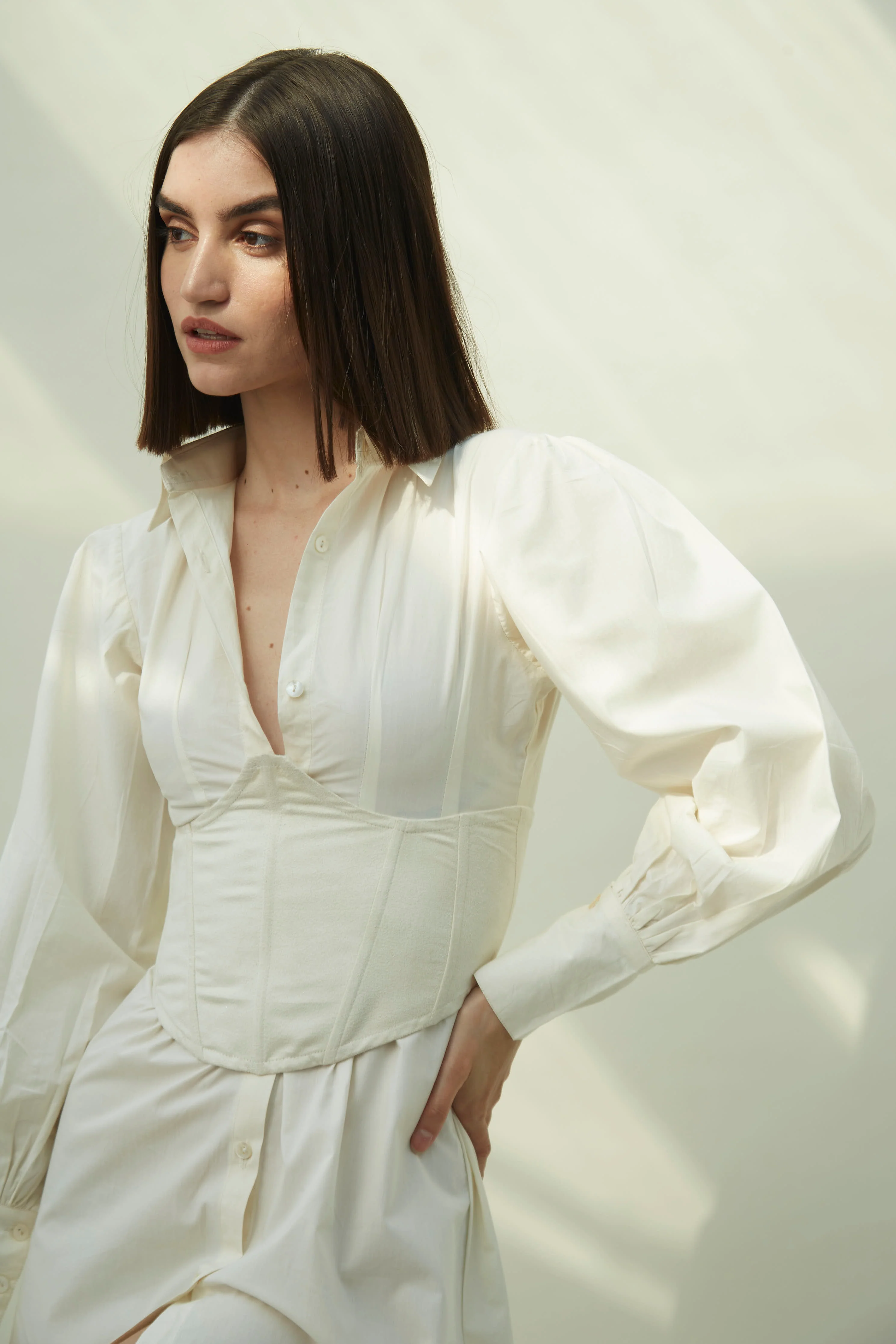 Bianca : Shirt Dress + Corset - Image 10