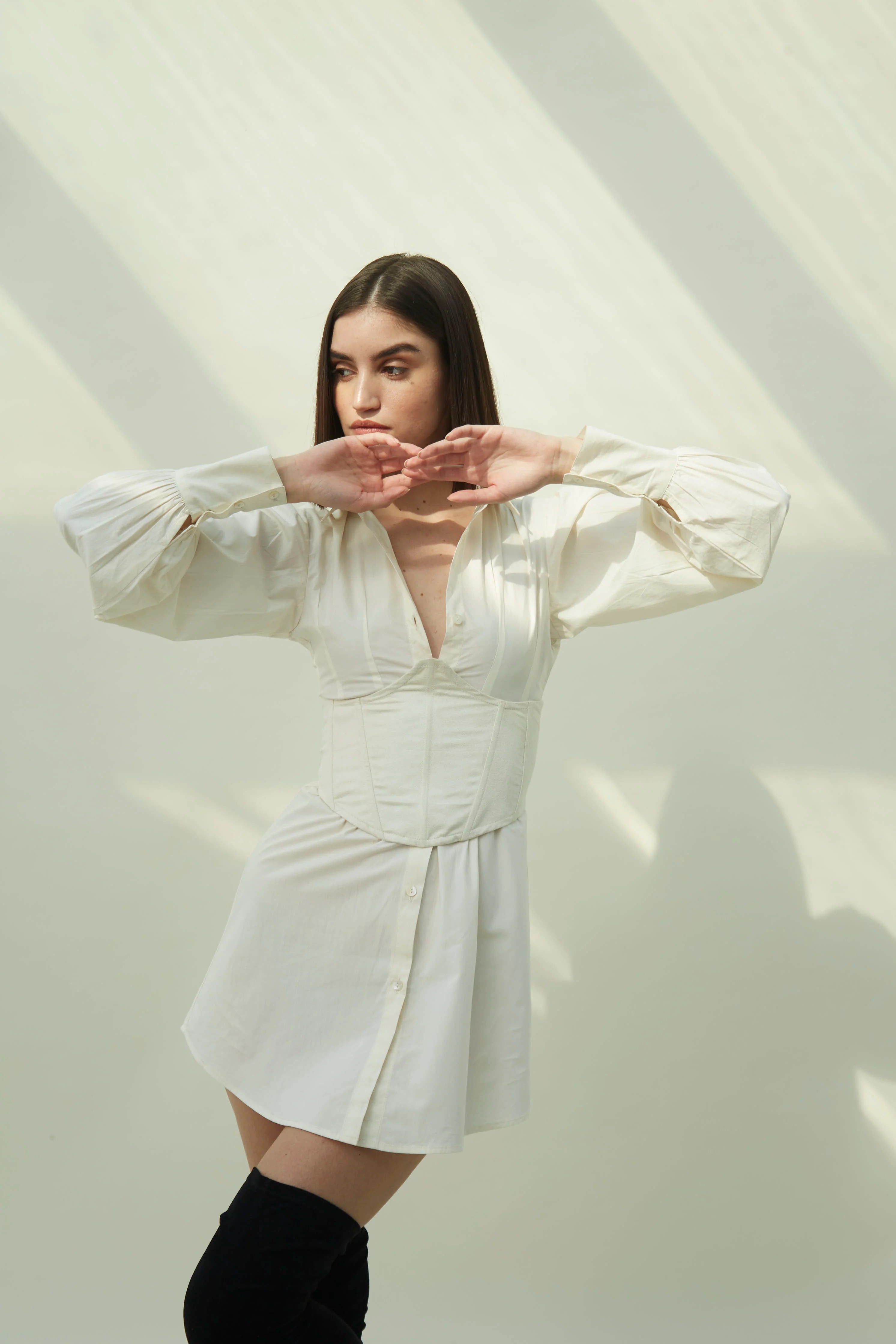 Bianca : Shirt Dress + Corset - Image 6