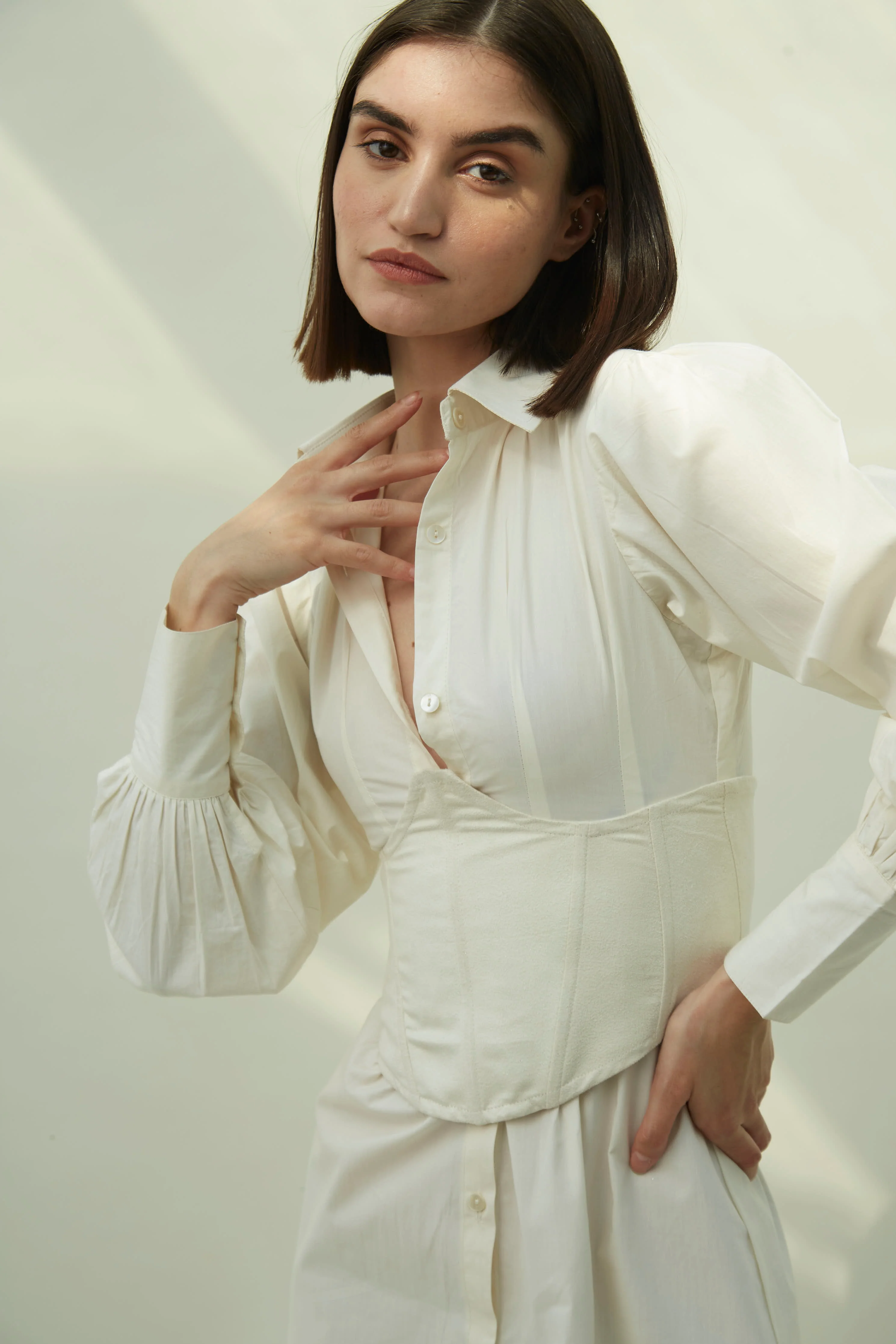 Bianca : Shirt Dress + Corset - Image 7